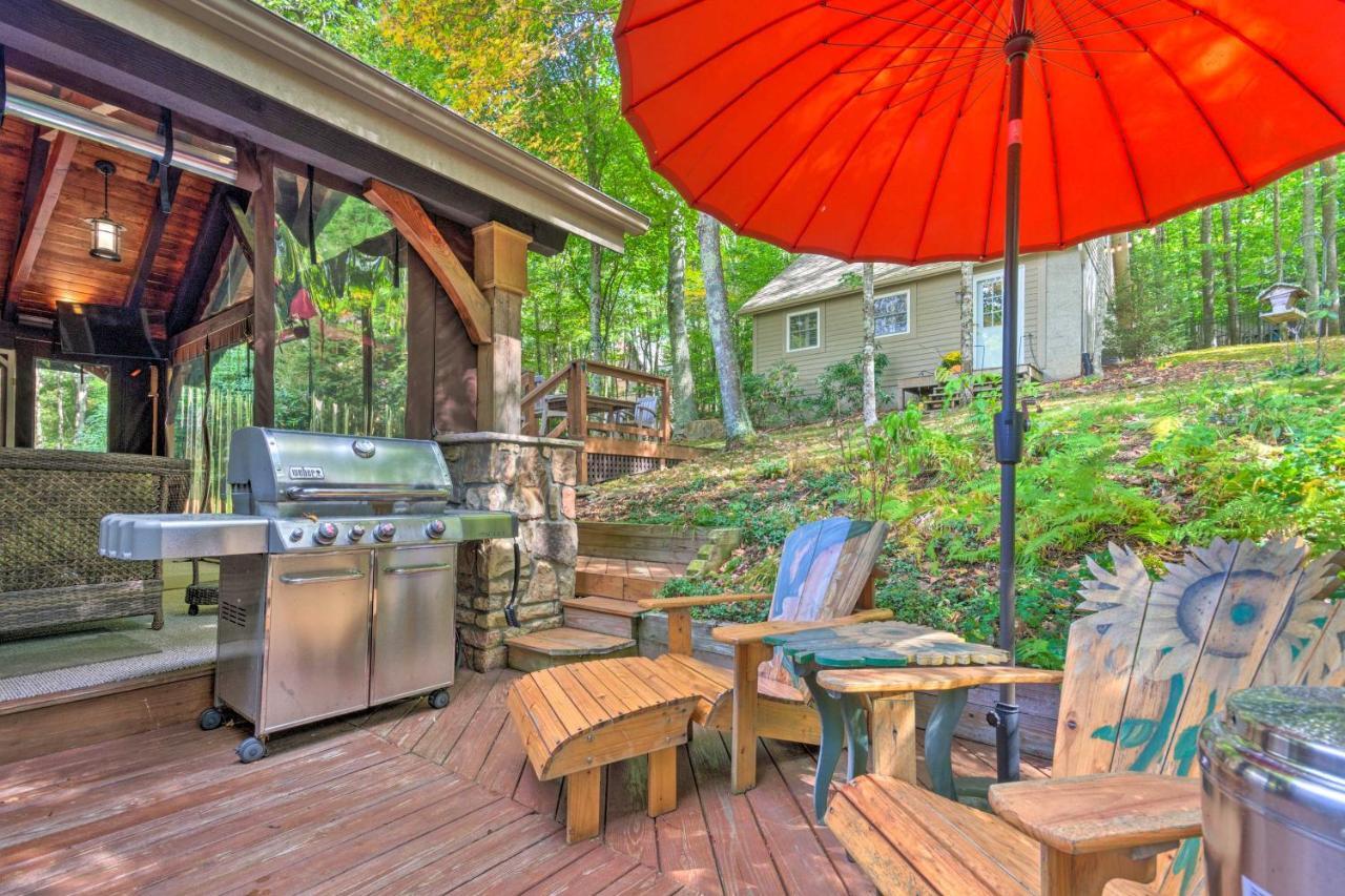 Villa Stunning Beech Mountain Cabin With Porch And Hearth Exterior foto