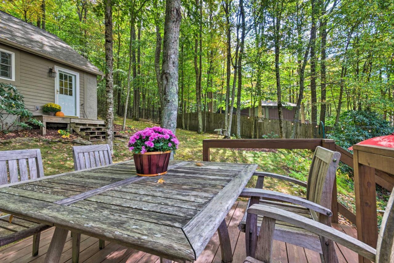 Villa Stunning Beech Mountain Cabin With Porch And Hearth Exterior foto