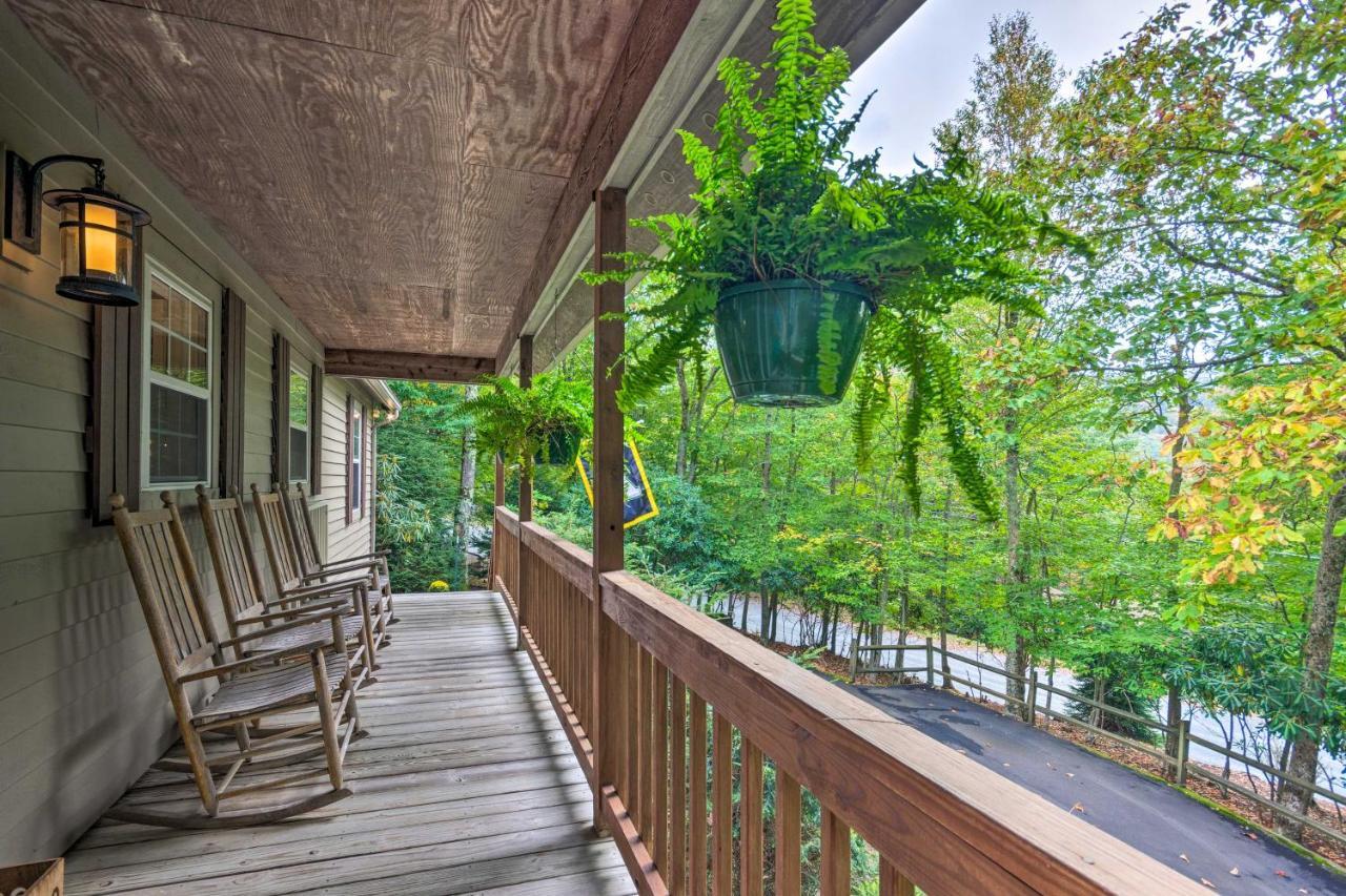 Villa Stunning Beech Mountain Cabin With Porch And Hearth Exterior foto