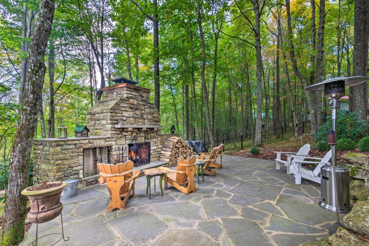 Villa Stunning Beech Mountain Cabin With Porch And Hearth Exterior foto